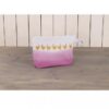 COSMETIC BAG WITH ZIPPER WHITE 22X17CM/330G - Image 4