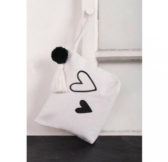 COSMETIC BAG WITH ZIPPER WHITE 22X17CM/330G - Image 3