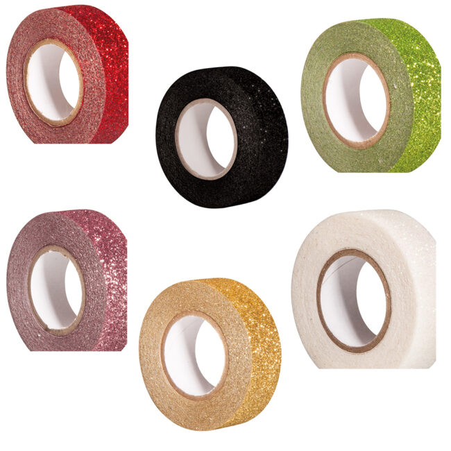 GLITTER TAPE - 15MM/ROLL 5M