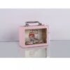WOODEN CASE WITH VIEWING WINDOW (INCLUDING SILVER HANDLE) 18X8X13CM - Image 2