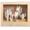 WOODEN KIT 3D-MOTIF FRAME LLAMA FSC 100% NATURAL 24X20X6.9CM - 10PCS/1SET - Image 5