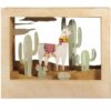 WOODEN KIT 3D-MOTIF FRAME LLAMA FSC 100% NATURAL 24X20X6.9CM - 10PCS/1SET - Image 6