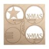 WOODEN PLUGS "XMAS" FSC MIX CREDIT 5.5CM Ø - Image 2