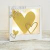 WOODEN CONSTRUCTION 3D MOTIF FRAMES "LOVE'' 24X24X6.3CM 16PCS/1SET - Image 3