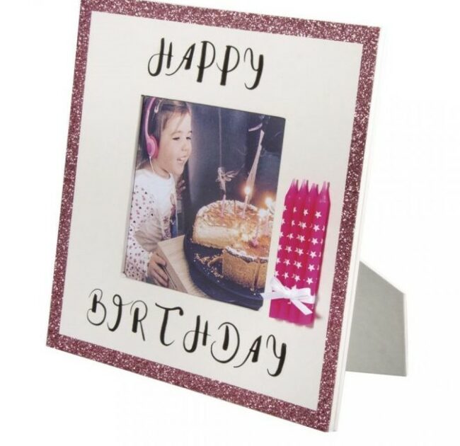 CARDBOARD PHOTO FRAME FSC REC. 100% WHITE -18X18X0.7CM - Image 3