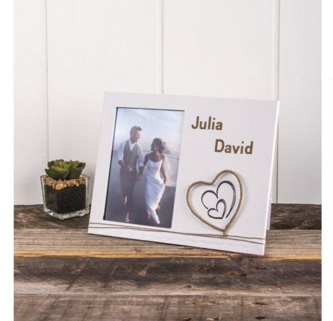 CARDBOARD PHOTO FRAME FSC REC. 100% WHITE -23X18X0,7CM - Image 3