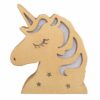 PAPER MÂCHÉ KRAFT LIGHT UNICORN FSC REC.100% - 17X20X4CM