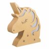 PAPER MÂCHÉ KRAFT LIGHT UNICORN FSC REC.100% - 17X20X4CM - Image 2