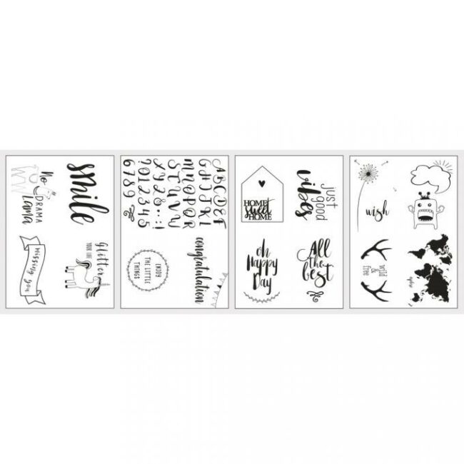 TRANSFER PAPER WITH TEMPLATES "SMILE" - 5XA4 - Image 3