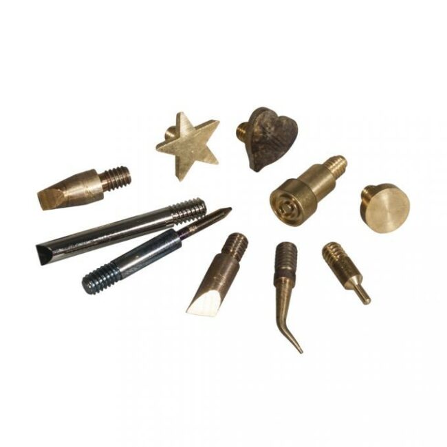 ADDITIONAL WOOD BURNING TIPS VARIOUS DESIGNS 10PCS