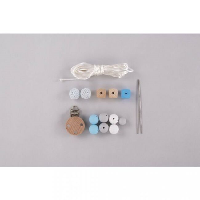 DUMMY CHAIN FOR BABY LIGHT BLUE 15PCS - Image 3