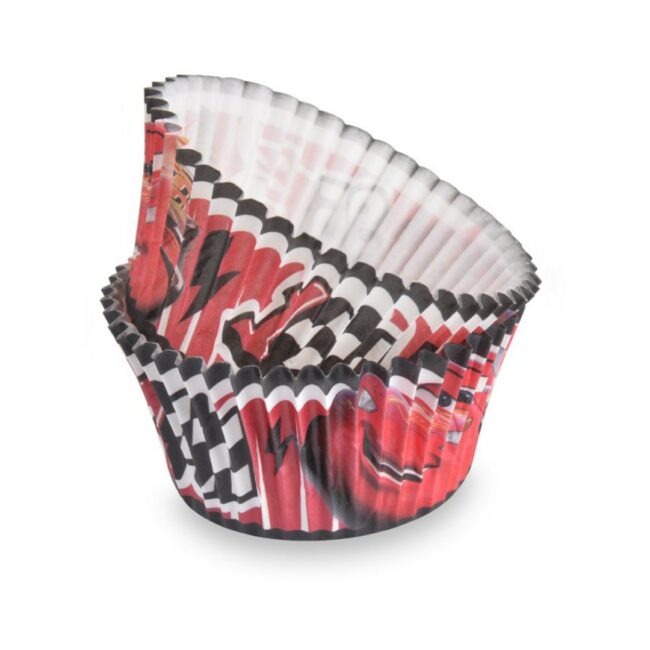 CARS BAKING CUPS 50 PCS 7CM