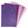 FOAM RUBBER PANELS GLITTER SELF-ADHESIVE 20X30X0.2CM(5COLOURS) - 5PCS