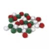 METALLIC POMPONS (3 COLORS) 1.5CM 75PCS