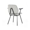 CHAIR LYNN WITH ARMREST GREY FLETCHER 62X57.5X82CM - Image 2