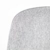 CHAIR LYNN WITH ARMREST GREY FLETCHER 62X57.5X82CM - Image 3