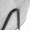CHAIR LYNN WITH ARMREST GREY FLETCHER 62X57.5X82CM - Image 4