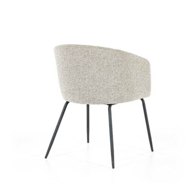 CHAIR ASTRID  LIGHT GREY BAQUER - Image 4