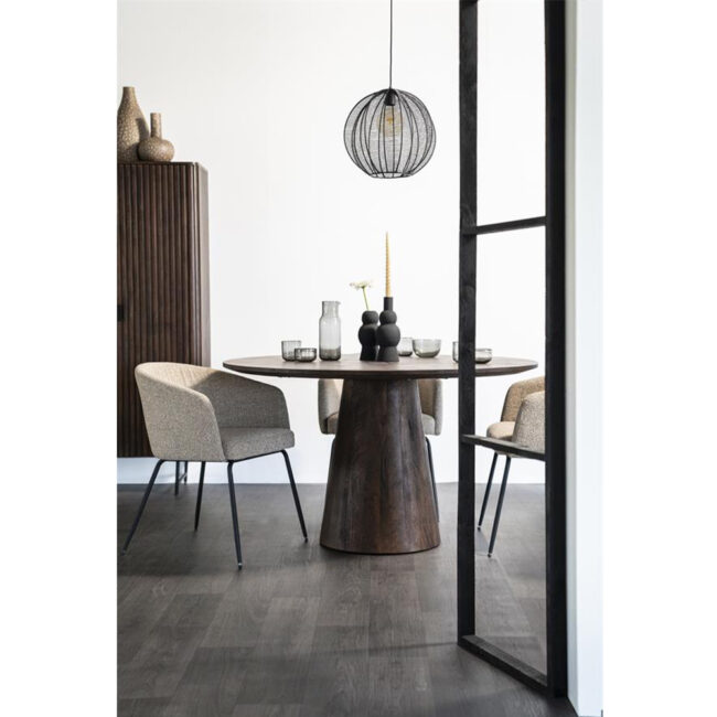 CHAIR ASTRID BEIGE BAQUER 60X60.5X76.5CM - Image 2