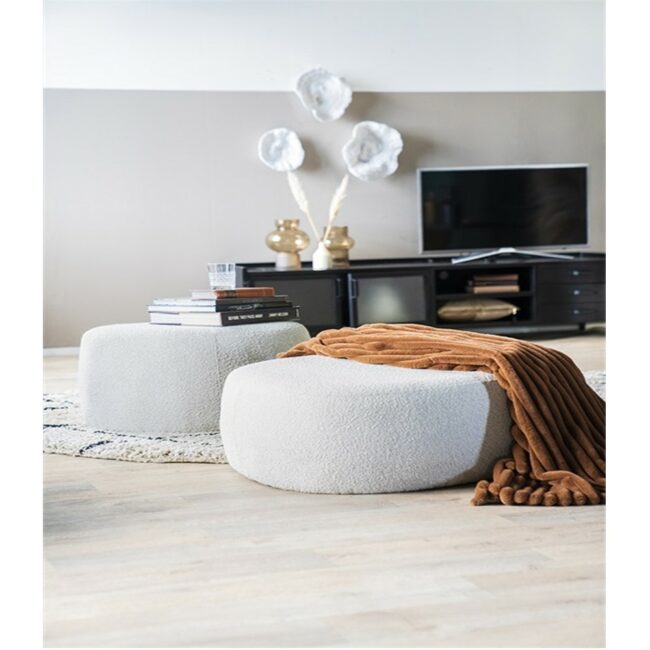 POUF LIBY BEIGE COPENHAGEN 90X70X35CM - Image 3