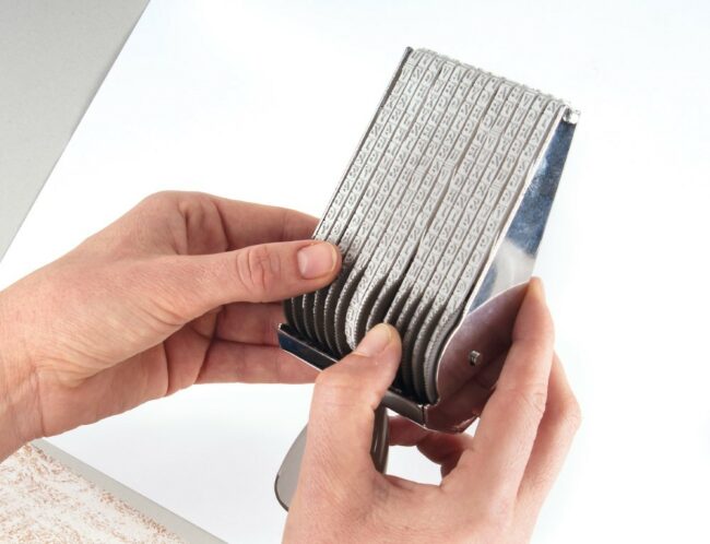 WORD TAPE STAMP - 13TAPES SCRIPT - HEIGHT 5MM - Image 2