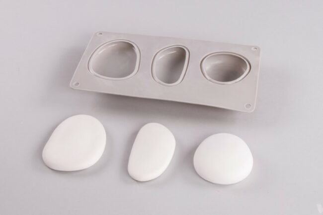 SILICONE CASTING MOULD STONES BIG 14.5X26X3.5CM - 3SHAPES - Image 4