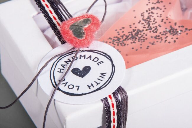 STAMP "HANDMADE WITH LOVE" 3CMØ - Image 3