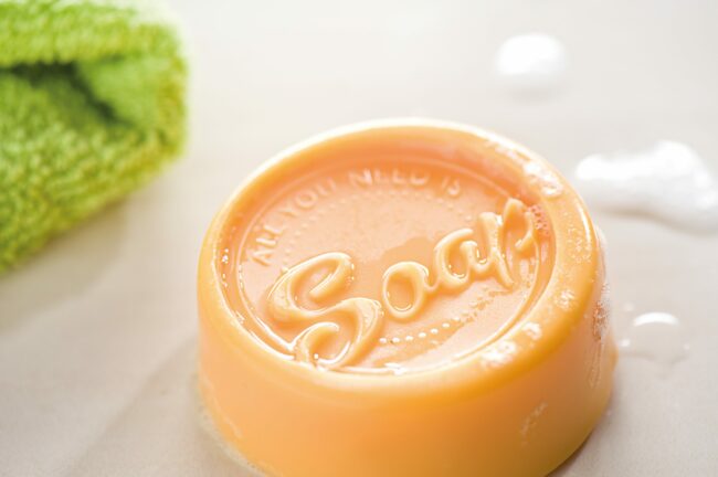 LABEL "ALL YOU NEED IS SOAP" - 45MM Ø - Image 3