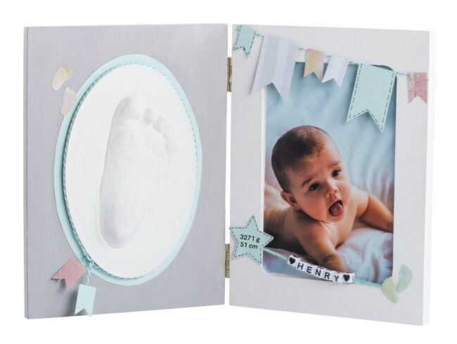 WOODEN CASTING KIT WITH PHOTO FRAME: 30X20CM, CUTOUT: X2 10X15CM - Image 3