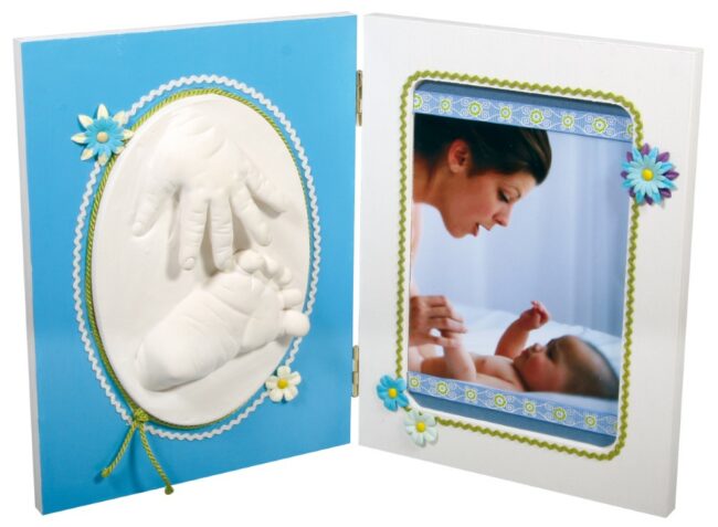 WOODEN CASTING KIT WITH PHOTO FRAME: 30X20CM, CUTOUT: X2 10X15CM - Image 2