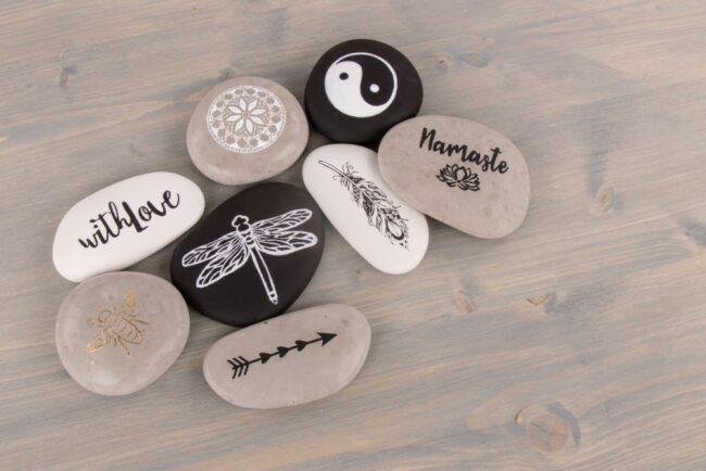 SILICONE CASTING MOULD STONES BIG 14.5X26X3.5CM - 3SHAPES - Image 9