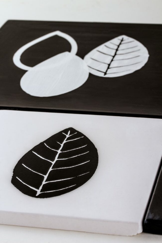 SCREEN-PRINTING STENCIL LEAVES A4 (1 STENCIL & 1 SQUEEGEE) - Image 3