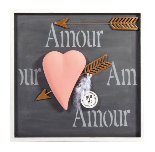 METAL DECORATION CUPID ARROWS GOLD 16.3X2.5X0.15CM 2PCS - Image 2