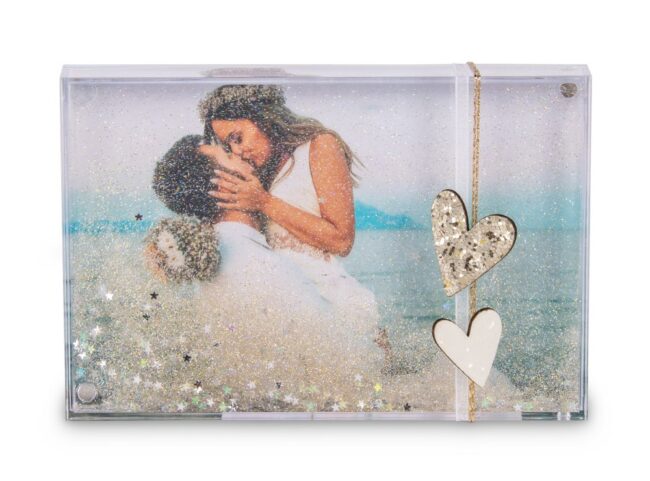 ACRYLIC MAGNET PICTURE FRAME WITH GLITTER 10X2.3X15CM - Image 3