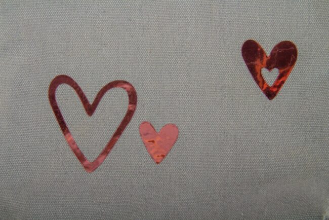 PUNCHING STENCIL SET(DEEP EDGE):"HEARTS" 1.1-5.5 X 1.2-6CM - 3PCS - Image 3