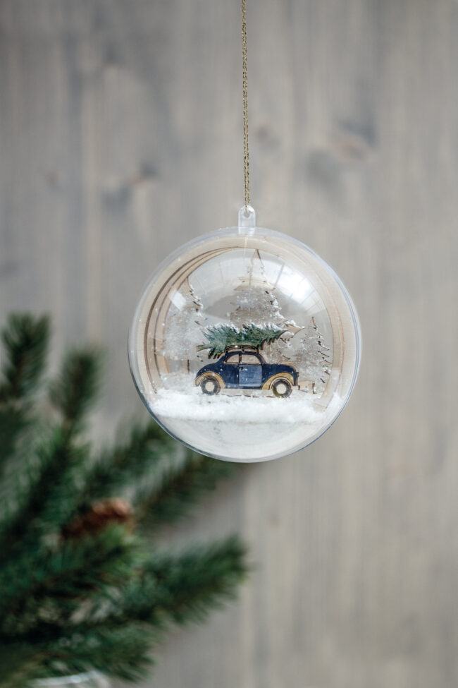 WOODEN PLUG CAR & TREE FSC MIX CREDIT 9.5CM Ø - Image 3