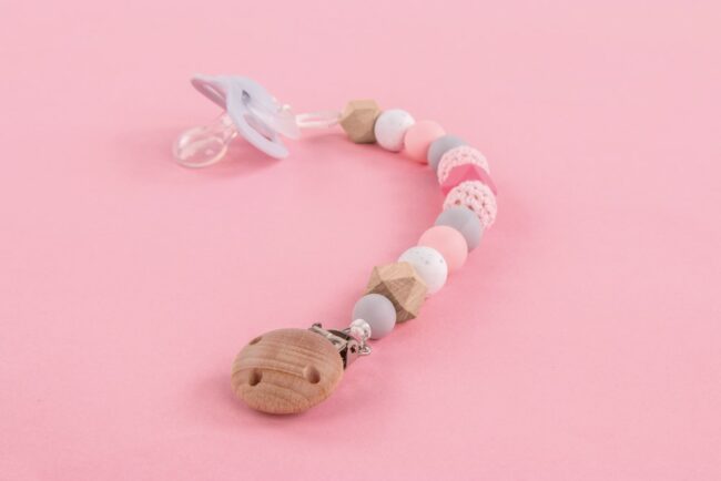 PACIFIER CHAIN PINK 15PCS - Image 3
