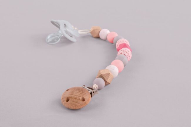 PACIFIER CHAIN PINK 15PCS - Image 4