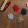 ZIG-ZAG SHAPED CUT SHREDDED PAPER BRIGHT RED - Image 2
