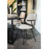 CHAIR LYNN WITH ARMREST GREY FLETCHER 62X57.5X82CM - Image 5