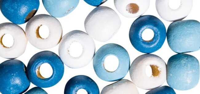 WOODEN BEADS FOR DECO 9MM 60PCS - Image 2