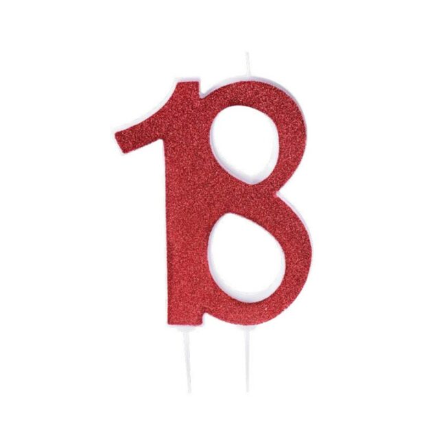 18 YEARS OLD RED CANDLE