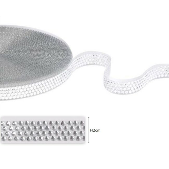 ADHESIVE RIBBON WHITE 2CM - 20METERS
