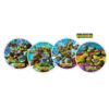 WAFER DISCS D21 NINJA TURTLES ASSORTED - 12 PCS - 21CM