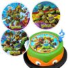 WAFER DISCS D21 NINJA TURTLES ASSORTED - 12 PCS - 21CM - Image 2