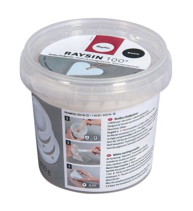MOLDING POWDER RAYSIN WHITE 100 - BUCKET 400G