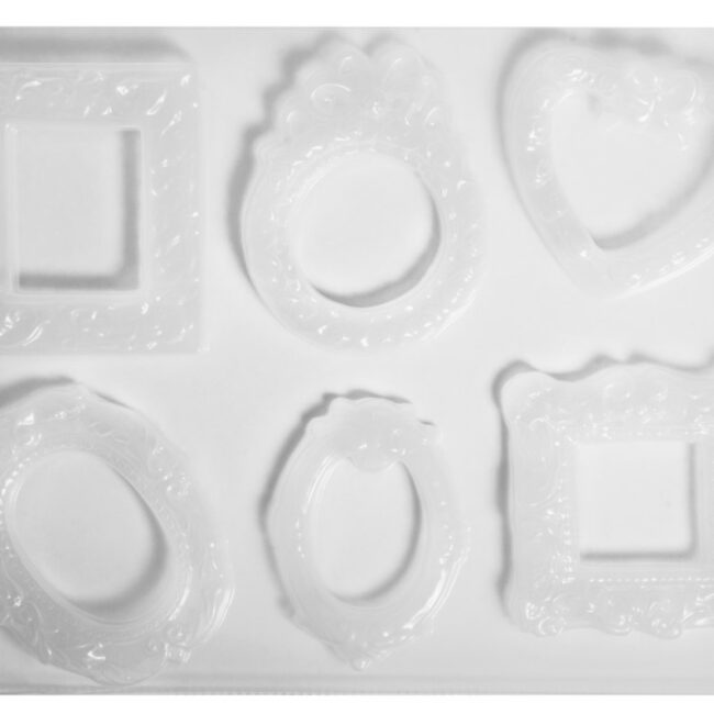 CASTING MOULD FRAME (6 MOTIFS) 6.5-8CM - SIZE: 23.2X18.3CM