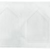 CASTING MOULD HOUSES (2 HOUSES) 13.5-16.5CM - DEPTH 3CM