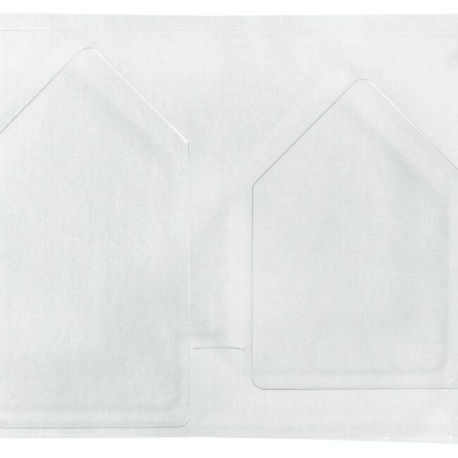 CASTING MOULD HOUSES (2 HOUSES) 13.5-16.5CM - DEPTH 3CM