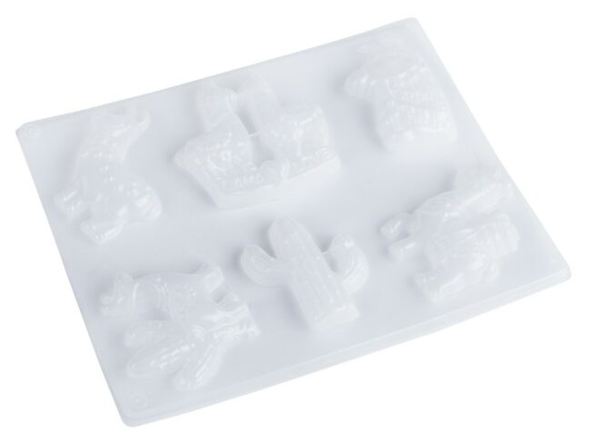 CASTING MOULD: LAMAS (6 MOTIFS) 5-8.5X6.7-8CM